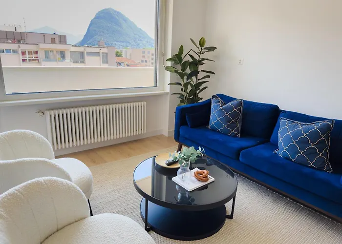 アパート Charming New 1br Oasis Near ルガーノ